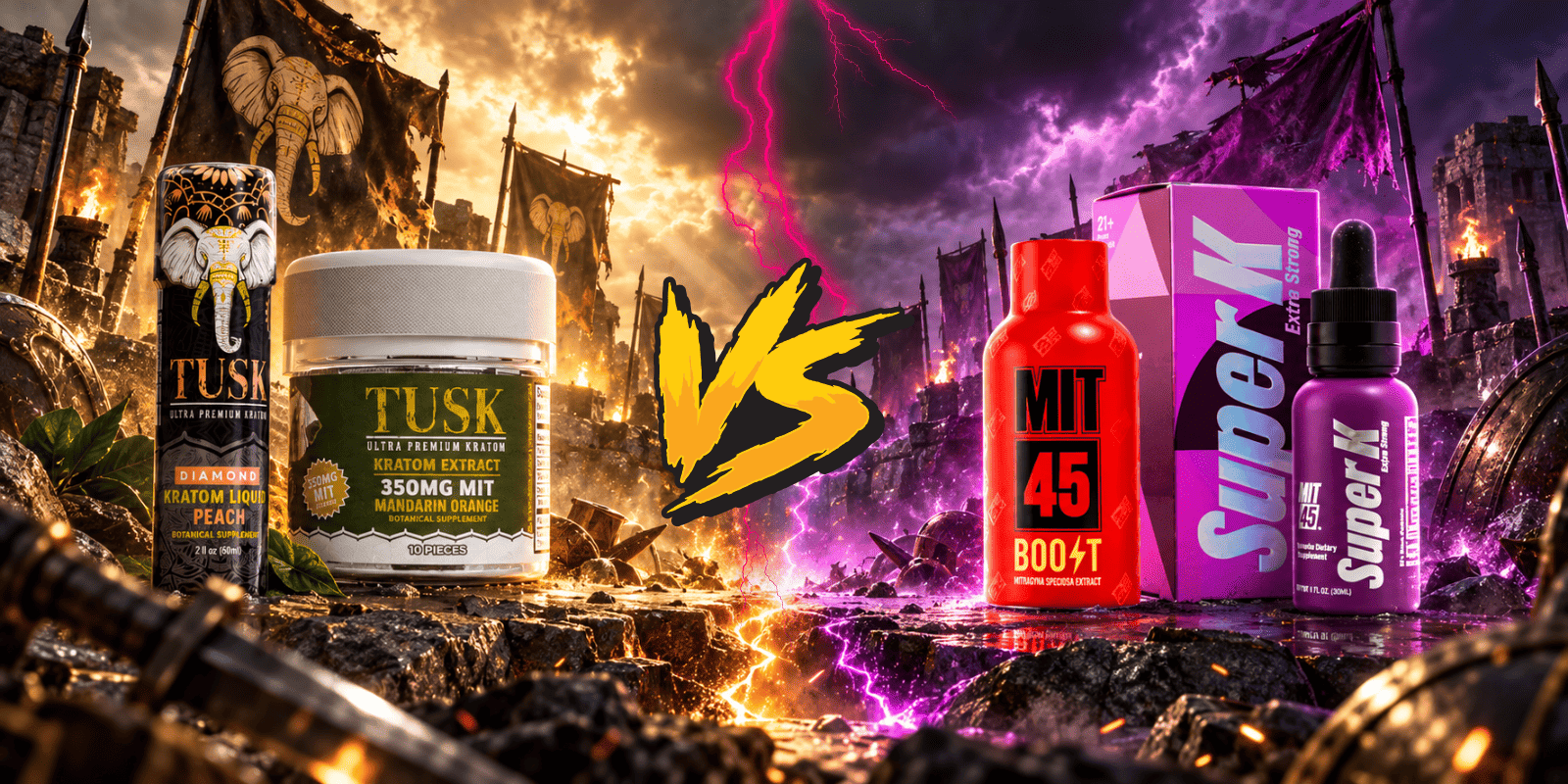 Tusk Kratom vs MIT45 – Full Brand Comparison